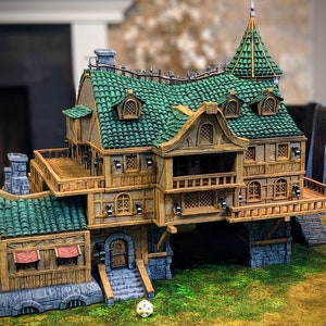 Thamarya Tavern - Kingdom of Thamarya - 15/28/32MM Table Top Miniatures and Props - DnD - Pathfinder - 5e - D&D - 3D Scenery