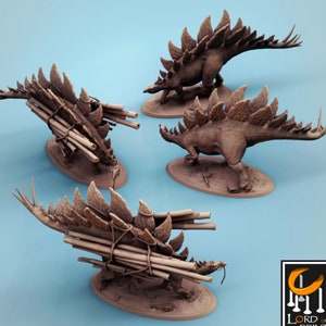 Stegosaurus - - Huge Beast Miniature - Lord of the Print - DND - RPG - Fantasy - 3D Printed - Dinosaur - Pathfinder - 5e