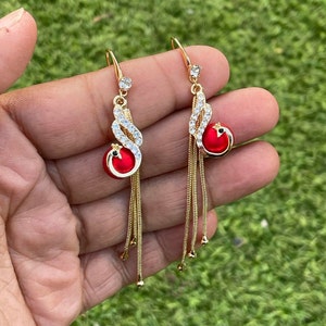 Peacock earring | Peacock Charm Earrings |Peacock jewellery |Peacock lover gifts |Bird Earrings |Peacock Gifts |Easter Gift |Wedding Gift