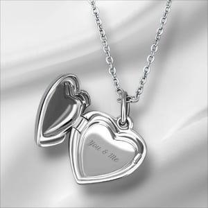 Collar con medallón de corazón en relieve / Collar con corazón / Medallón con colgante de corazón / Collar con medallón de corazón vintage / Collar con medallón en forma de corazón