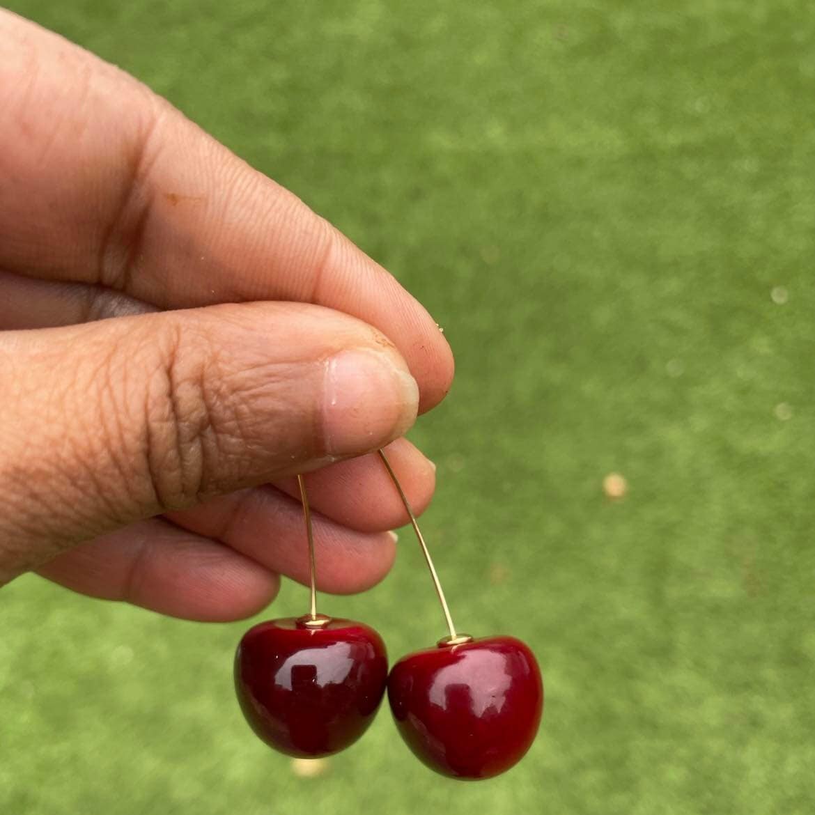 Cherry store earrings etsy