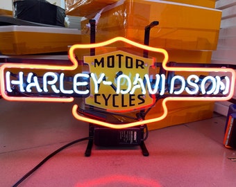 Harley Davidson a Timeless Tradition Neonzeichen Leuchtschild Leuchte Lampe Neon 