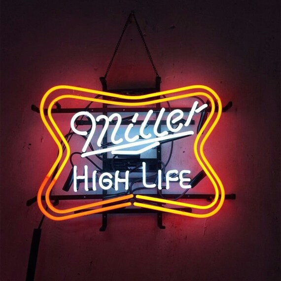 Neon Miller High Life Sign Etsy