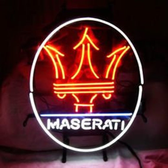 Neon Maserati Sign | Etsy
