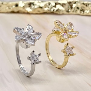 Spinner Ring Anxiety Ring for Woman, Fidget ring rotating spinner ring worry Ring ADHD Ring for anxiety, Spin ring for woman