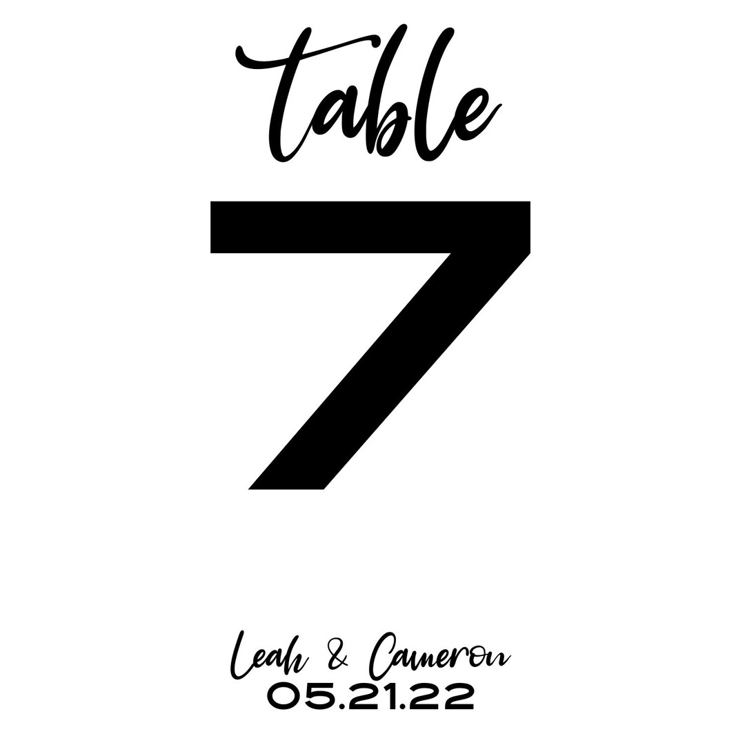 Digital File For PERSONALIZED Printable Table Numbers 1 20 Etsy Digital file for personalized printable table numbers 1 20 etsy
