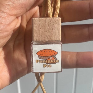 Pumpkin Pie Car Diffuser Gift For Car Car Freshies Hanging Car Air Fresheners Car Accessories Car Scents Car Charm Car Decor Fall Fragrance