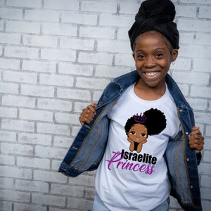 Purple Israelite Princess Kids Shirt, Israelite Shirt