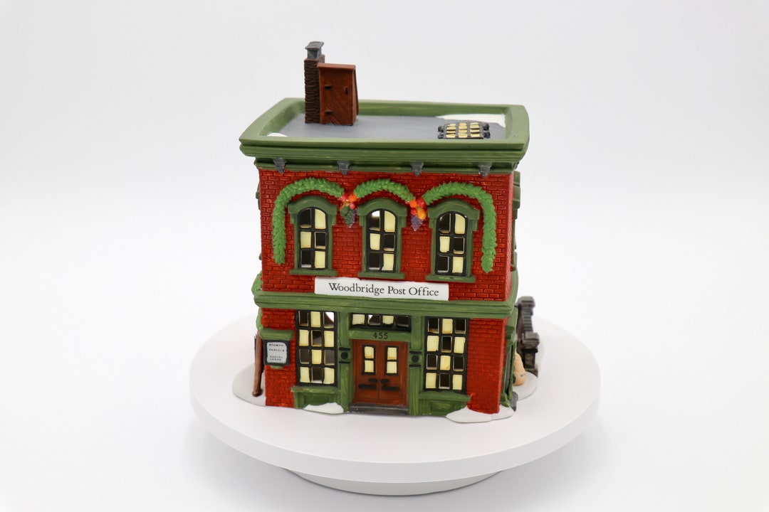 Department 56 woodbridge Post Office New England Village Series Etsy