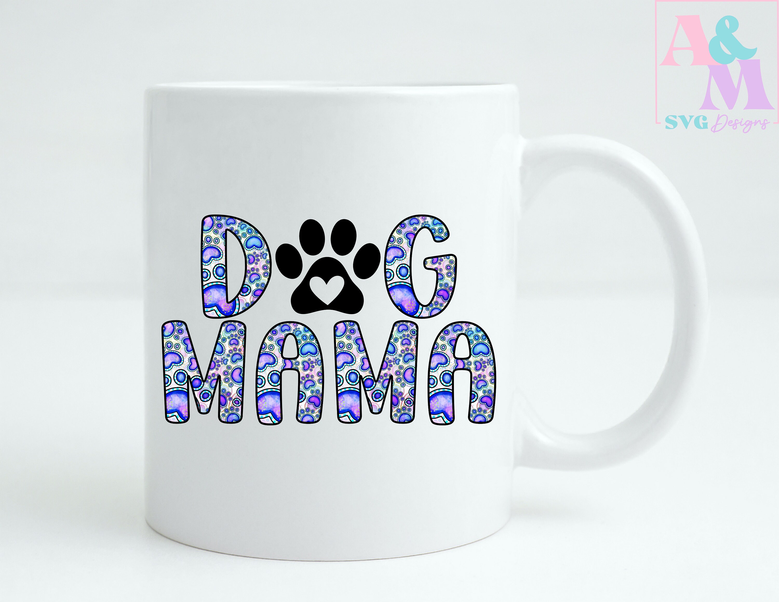 Dog Mama - Sublimation Design - PNG - Cute Shirt Design - Digital ...