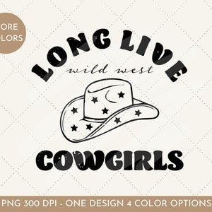 Es lebe Cowgirls Png, Western Png, digitaler Download Bundle, Cowgirl Clipart, Cowboy Png, Country SVG, Wild Wild West