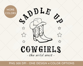 Cowgirl Boots PNG, Wild West Clipart, Rodeo Design (Digital Download)