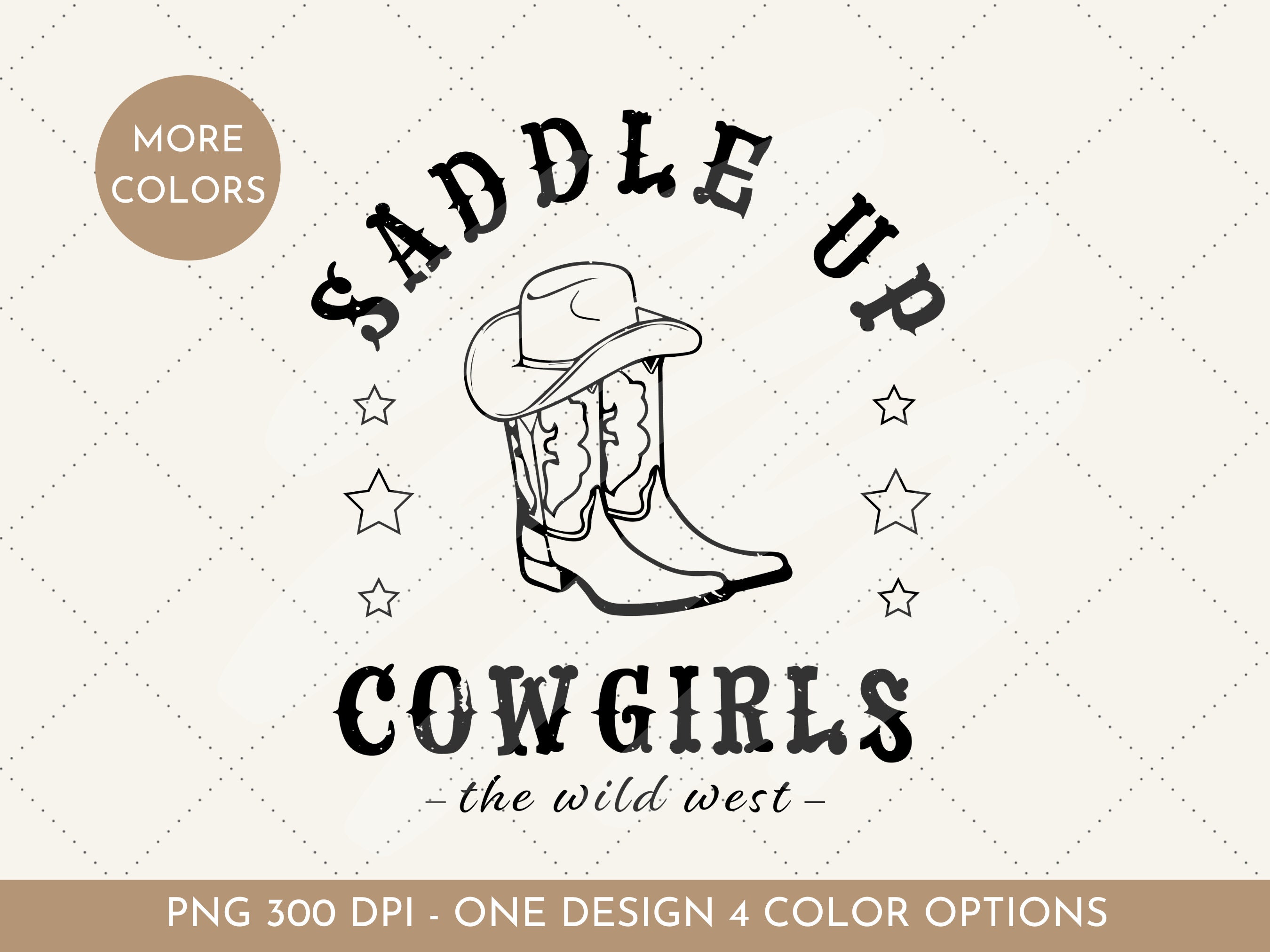 Western Cowgirl Png, Saddle up Cowgirl Clipart, Wild West Png, Cowboy