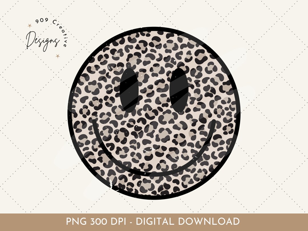 国内で当店のみ SMILEY - Leopard Print Patchwork Series-White ab717c6c17e18d98a7e549eea3ea2e