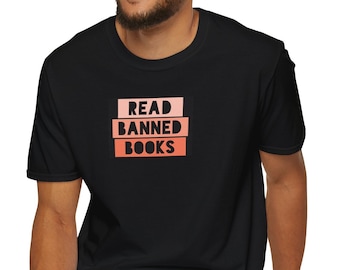Read Banned Books Soft Unisex T-Shirt (S-3XL)