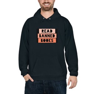 Read Banned Books Unisex Pullover Hoodie (SM-2XL)