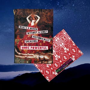 Regina in Aeternum Accessory Bag: Feminist Art History Cowper La Belle D'ame Makeup Stash