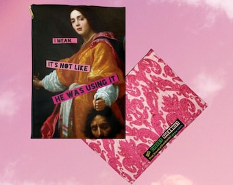 Judy's Carry-On Accessory Bag: Female Rage Feminist Art History Judith Holofernes Allori