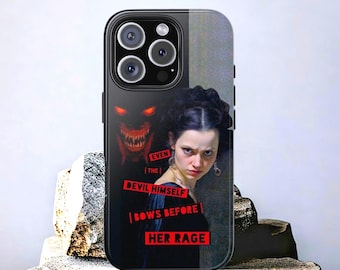 Weibliche Wut Handyhülle: Feministische Kunst Gleichheit Demonstration Dark Feminine iPhone