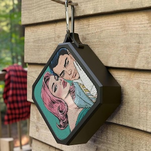 Pop Art Outdoor Bluetooth Mini Speaker | Retro | Popart | Waterproof | Camping | Hiking