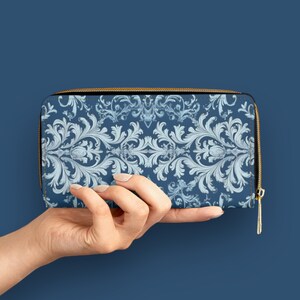 Carteira Vegan Azul Barroca | Cruelty Free | História da Arte
