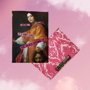 Judy's Carry-On Accessory Bag | Female Rage | Art History | Judith and Holofernes | Allori | Feminist