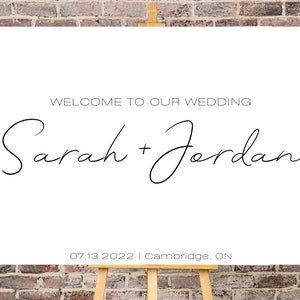 Wedding Sign - Welcome Sign - Ceremony Sign - Bridal Shower Sign - Engagement Party Sign