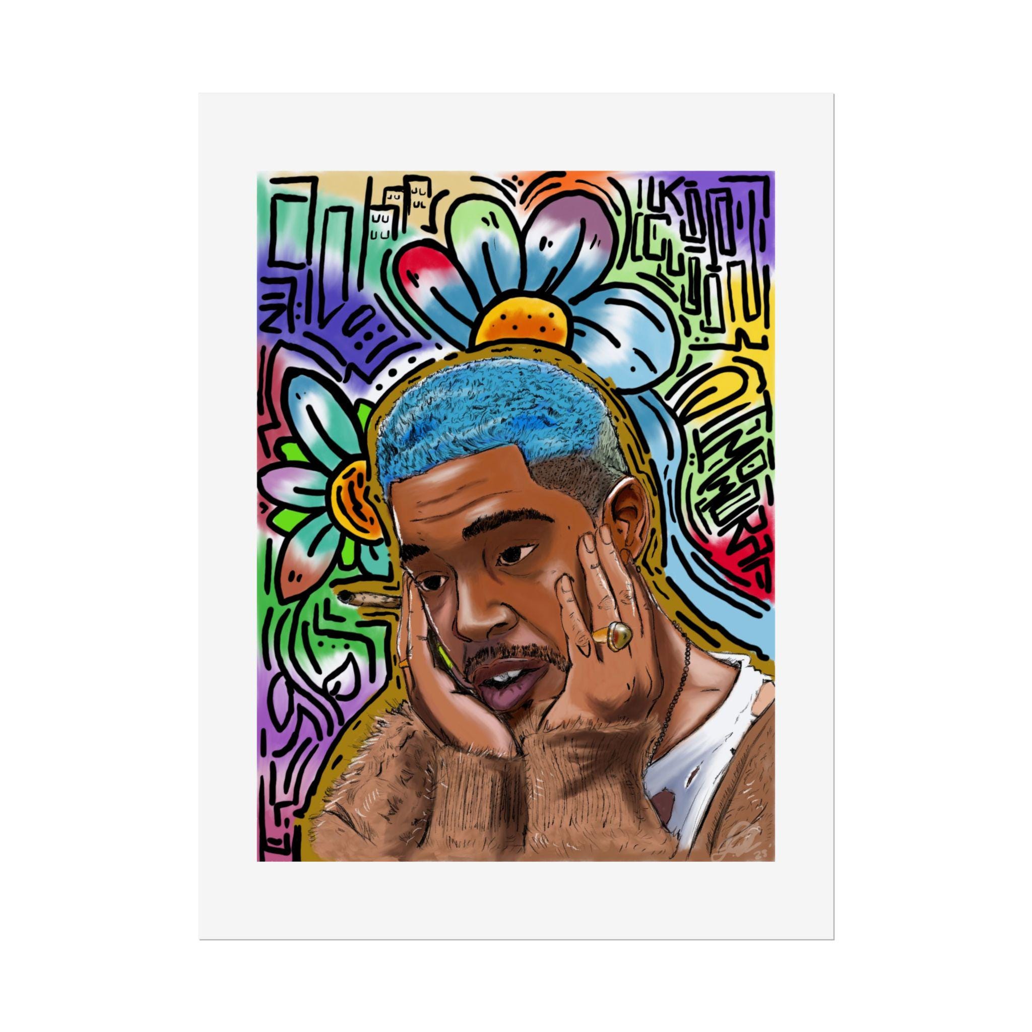 Cudi the Kid Portrait (Fine Art Print by F. Lockhart)
