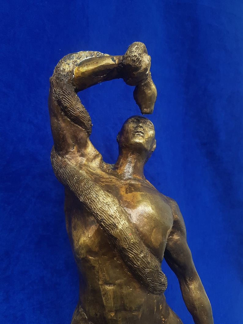 An Athlete Wrestling With a Python Etsy