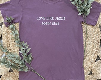 Trendy Comfort Colors Christian Jesus Graphic Tee