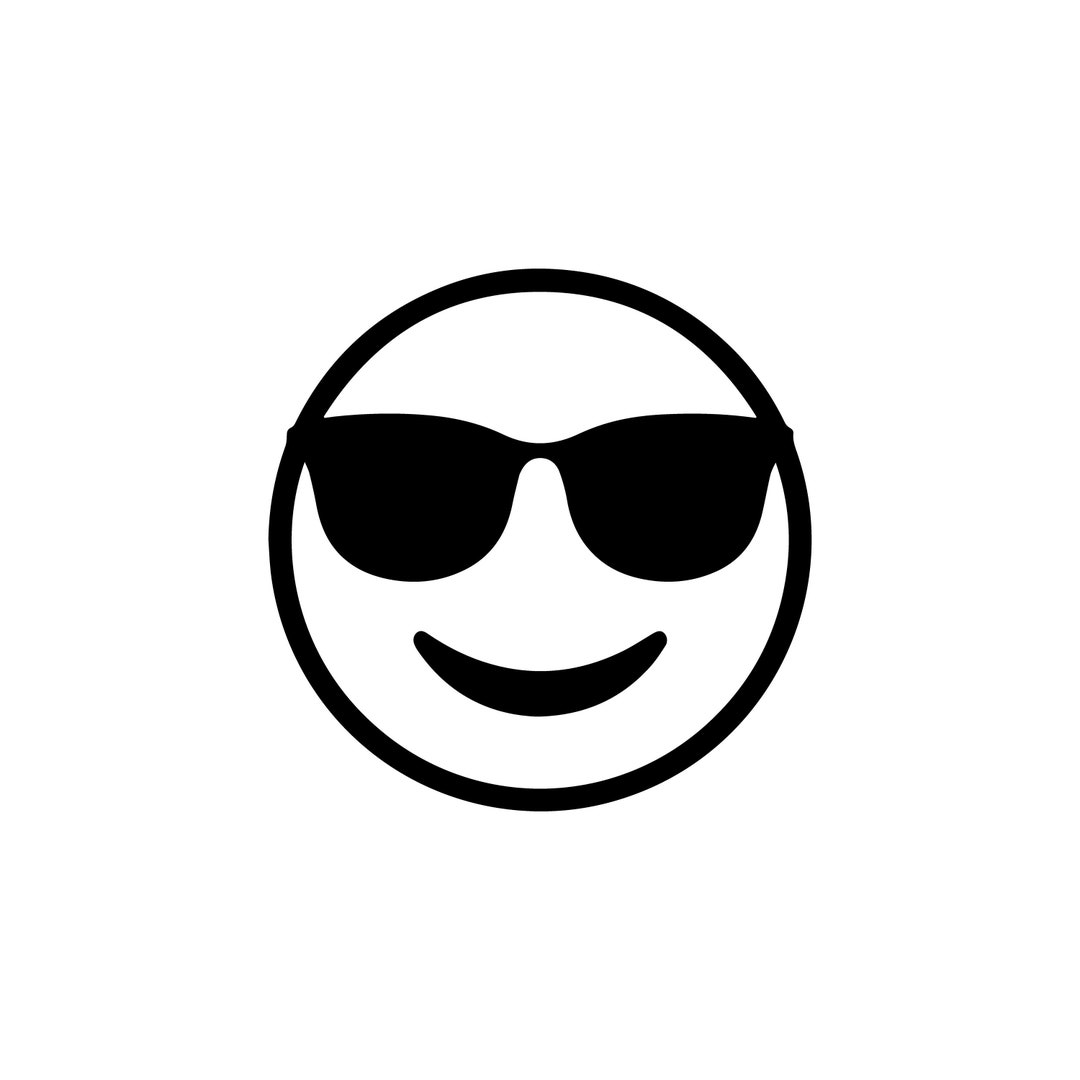 Sunglass Emoji Igitally Mastered Svg Png Dxf Instant Digital Etsy