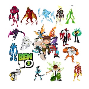 Ben 10 alien PNG ben 10 Png alienígenas dibujos animados png Archivo para Cricut, Para ben 10, clipart, Cut File, Png imagen 1