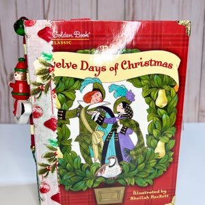 Little Golden Christmas Journal - Christmas Junk Journal - Christmas Memory Journal