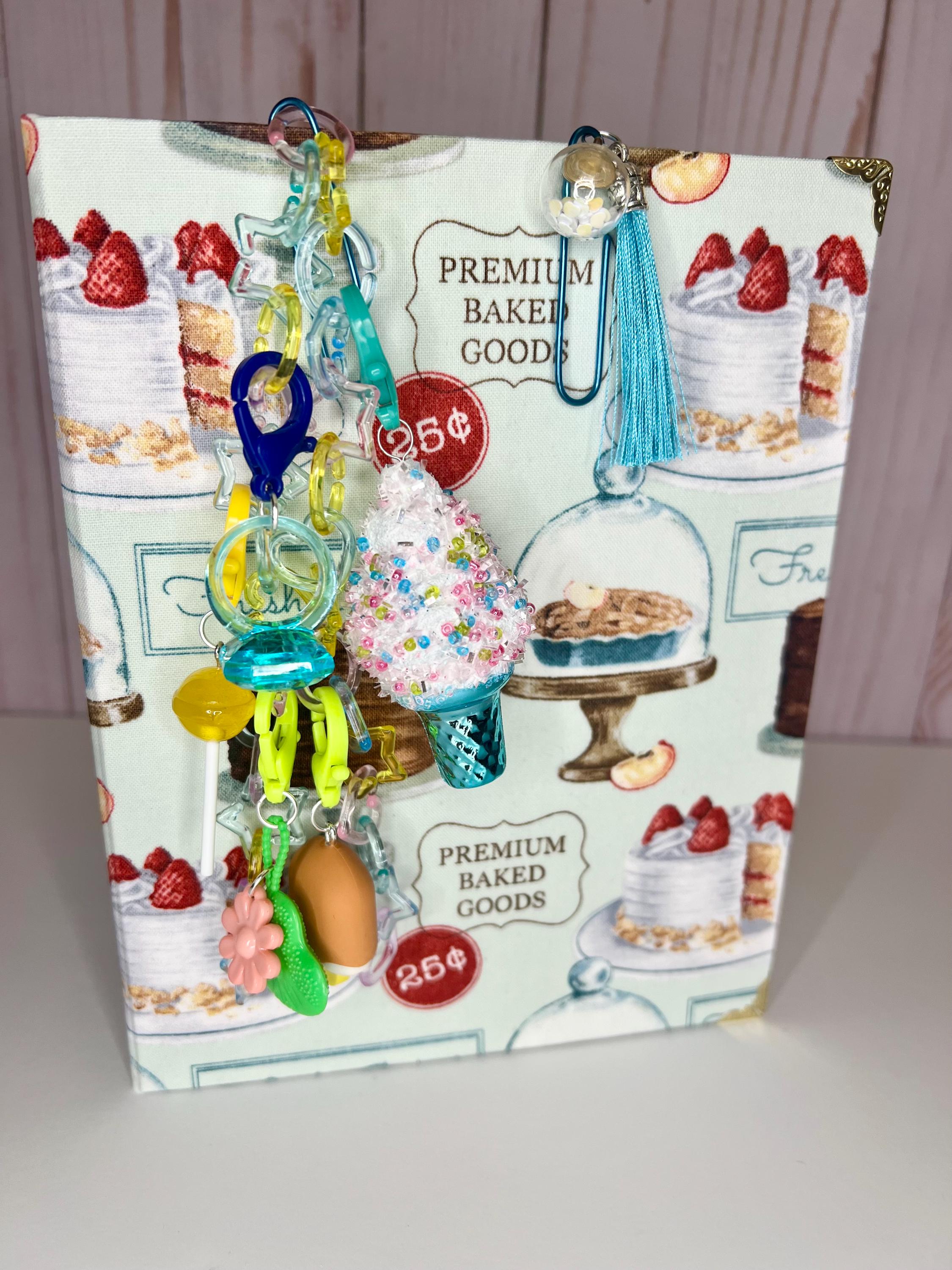 Junk Journal charm - Journal Charm - Dangle Journal Charm