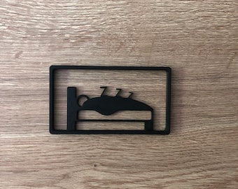 Schlafzimmer Zeichen, STL Datei, 3D Druckdateien, Wandkunst