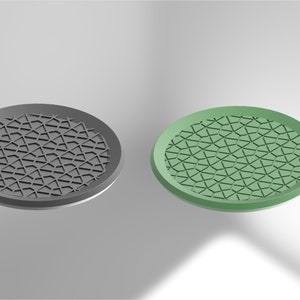 3D Printed,Drink Coasters, STL Files,  STL Pack