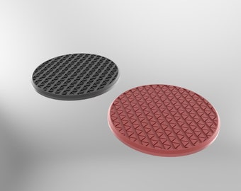 Geometrische 3D Gedruckte Untersetzer STL Dateien mit Halter