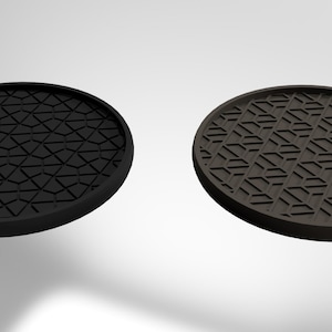 3D Printed,Drink Coasters, STL Files,  STL Pack