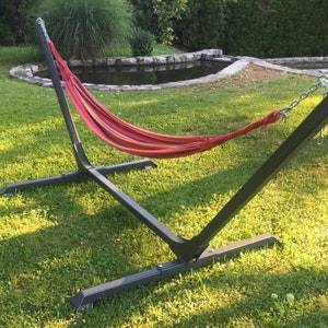 Durable Metal Hammock Stand for Family-Sized Hammock Nets - Suitable for 12ft Hammocks