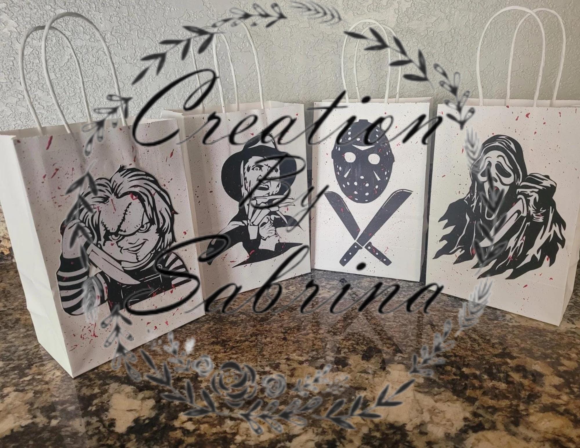 Horror Movie Icons Goodie Bags - Etsy