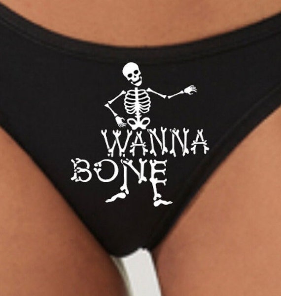 Skeleton Wanna Bone - Womens Ladies Thong Panty Underwear - Halloween Themed Scary Movie - Naughty Sexy Panties - Etsy Skeleton Wanna Bone - Womens Ladies Thong Panty Underwear - Halloween Themed Scary Movie - Naughty Sexy Panties - Etsy