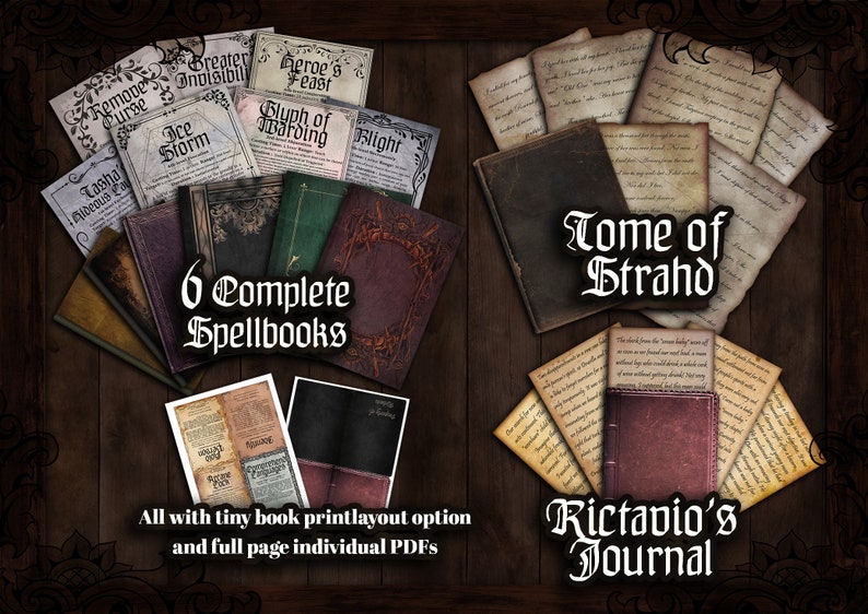 Der Fluch des Strahd 140 D&D Handouts und Aktiva Bündel DnD Dungeons and Dragons Ressourcen Barovia DM Gift DnD VTT Printable Bild 4