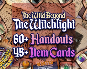 Wild Beyond the Witchlight D&D Handouts - Campaign Assets - DnD - Resources - Hither - Thiter - Yon - Palace of Hearts Desire - Printable