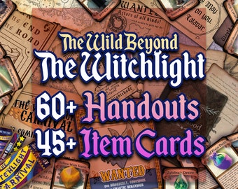 Wild Jenseits der Witchlight D&D Handouts - Wahlkampf-Assets - DnD - Ressourcen - Hier - Hier - Hier - Yon - Palast der Herzen Sehnsucht - Printable