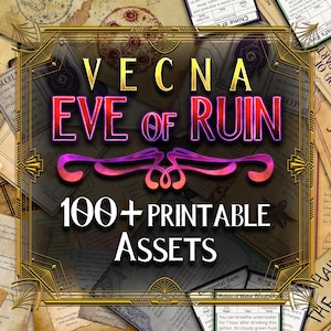 Vecna, Eve of Ruin, plus de 100 documents et ressources D&D - D&D - Donjons et dragons - Ressources - Kas - Baguette en sept parties - VTT - Imprimable
