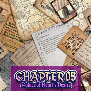 Wild Beyond the Witchlight D&D Handouts Campaign Assets DnD Resources Hither Thiter Yon Palace of Hearts Desire Printable zdjęcie 7