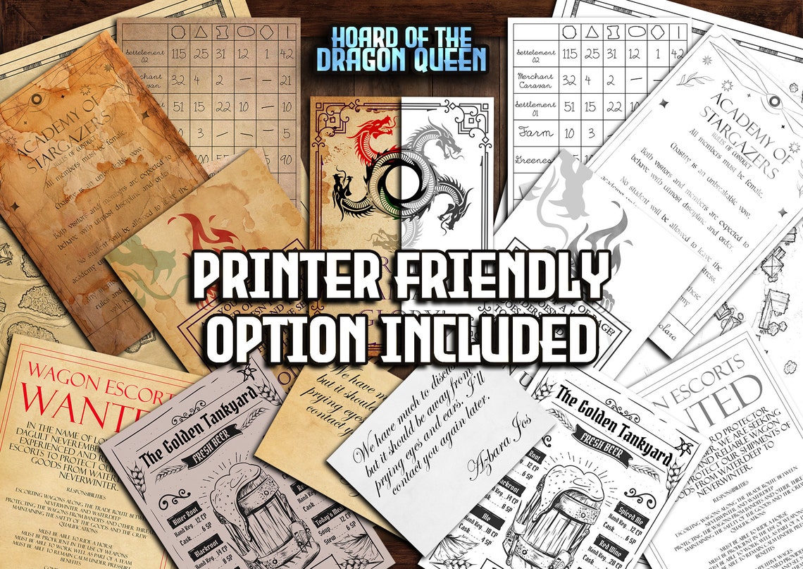D&D Next: Hoard of the Dragon Queen (Inglés) | Dungeon Marvels