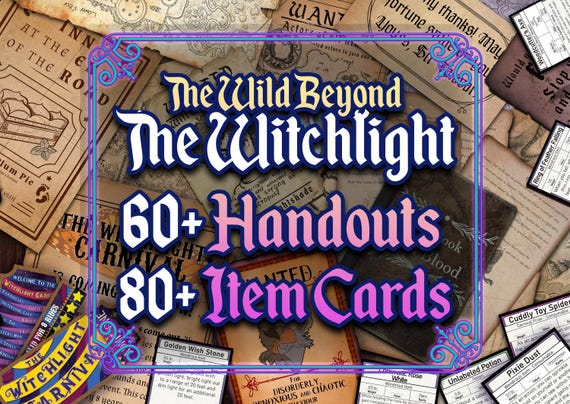 Wild Beyond the Witchlight D&D Handouts - Campaign Assets - Dnd