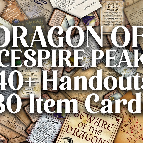 Dnd Maps Dragon of Icespire - Etsy New Zealand