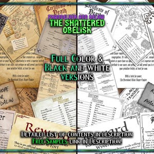 Phandelver and Below Shattered Obelisk D&D Handouts: 100+ Printable Immersive Letters, Scrolls and More! (Digital Download) image 6